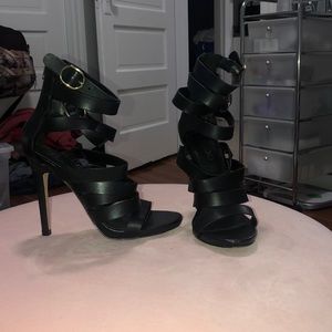 Aldo front strapped heels